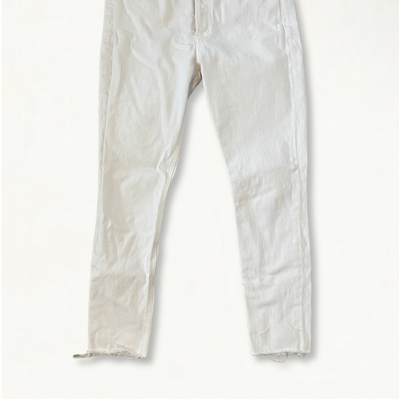 AGOLDE Nico High Rise Slim Fit Jeans in Blurred White Size 28 - Picture 11 of 12